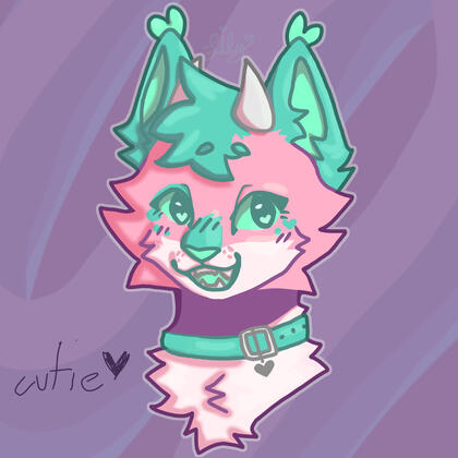Bust, light shading, colored lineart (700)