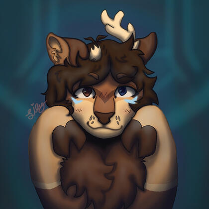 bust, heavy shading (700)